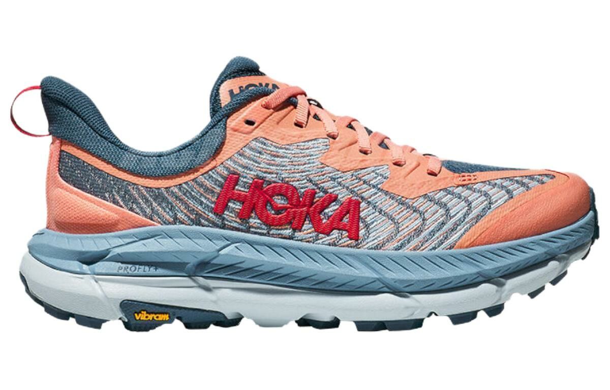 【代購】HOKA ONE ONE Mafate Speed 4 Papaya Real Teal Women's