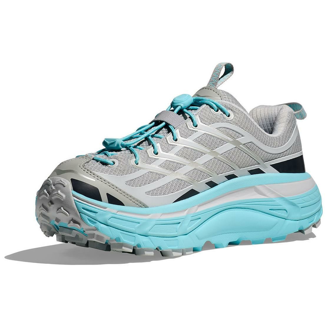 【代購】HOKA ONE ONE Mafate Three 2 Low-Top Running Shoes Unisex Gray Blue