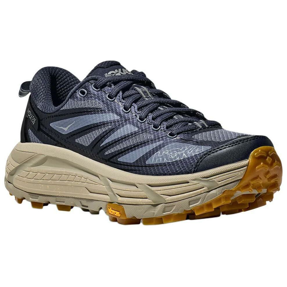 【代購】HOKA ONE ONE Mafate Speed 2 Anti-Slip Wear-Resistant Low-Top Casual Shoes Unisex Blue Brown