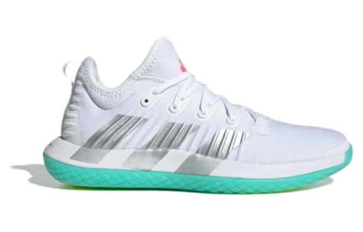 【代購】Adidas Stabil Next Gen Handball Cloud White Silver Metallic Lucid Pink Women's