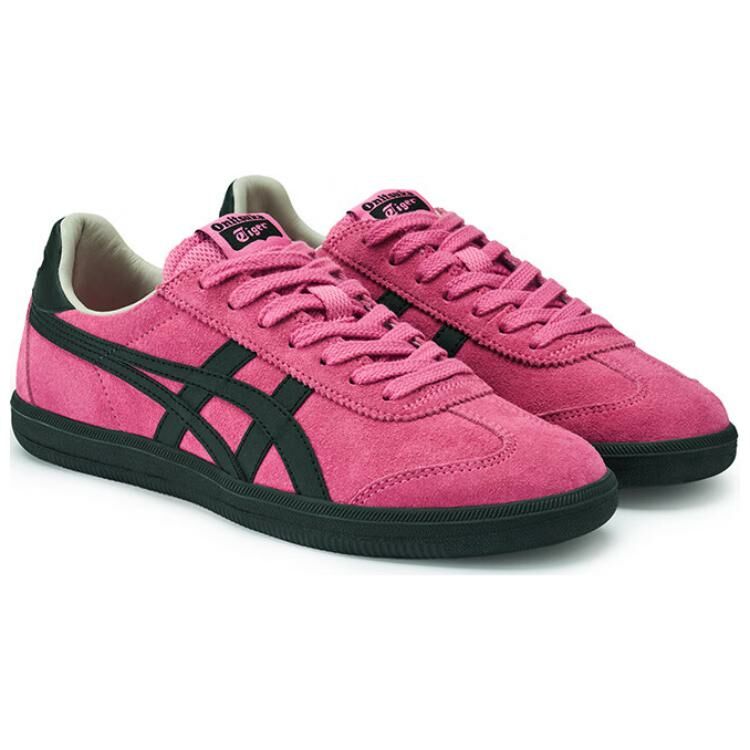 【代購】Onitsuka Tiger Tokuten Slip-Resistant Impact Resistance Wear-Resistant Low-Top Skateboard Shoes Unisex Dark Pink