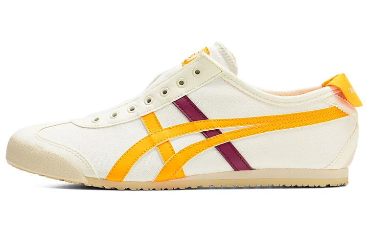 【代購】Onitsuka Tiger Mexico 66 Slip-On 'Cream Citrus Red'