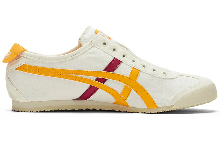 【代購】Onitsuka Tiger Mexico 66 Slip-On 'Cream Citrus Red'