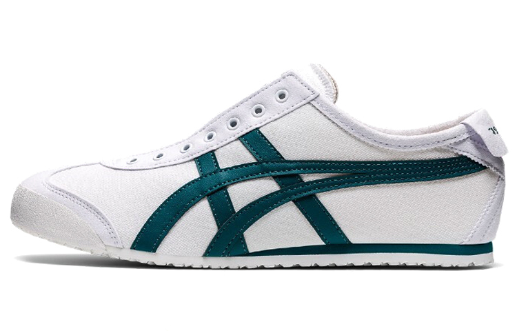 【代購】Onitsuka Tiger Mexico 66 Slip‑on White Velvet Pine