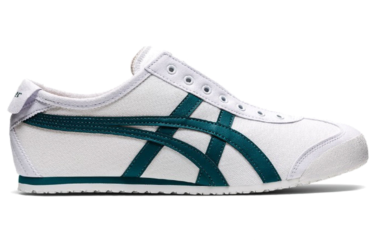 【代購】Onitsuka Tiger Mexico 66 Slip‑on White Velvet Pine