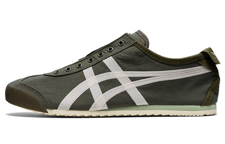 【代購】Onitsuka Tiger Mexico 66 Slip-On Olive Green White