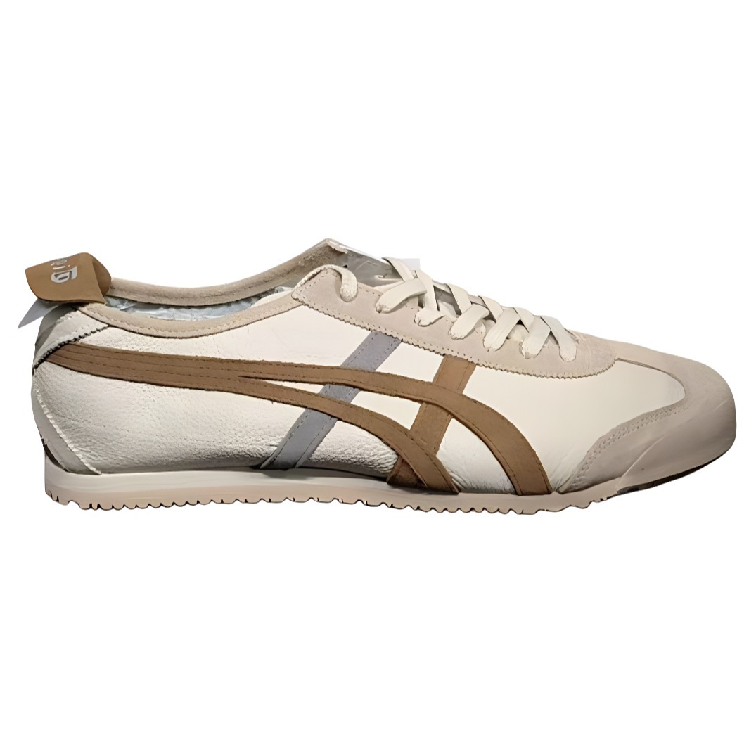 【代購】Onitsuka Tiger MEXICO 66 Cushioning Low-Top Casual Shoes Unisex Beige Brown