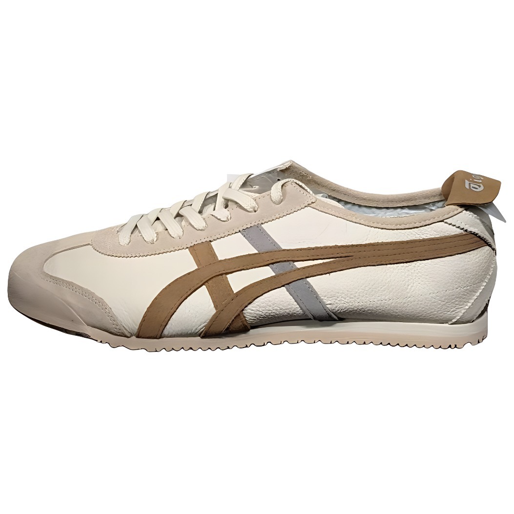【代購】Onitsuka Tiger MEXICO 66 Cushioning Low-Top Casual Shoes Unisex Beige Brown