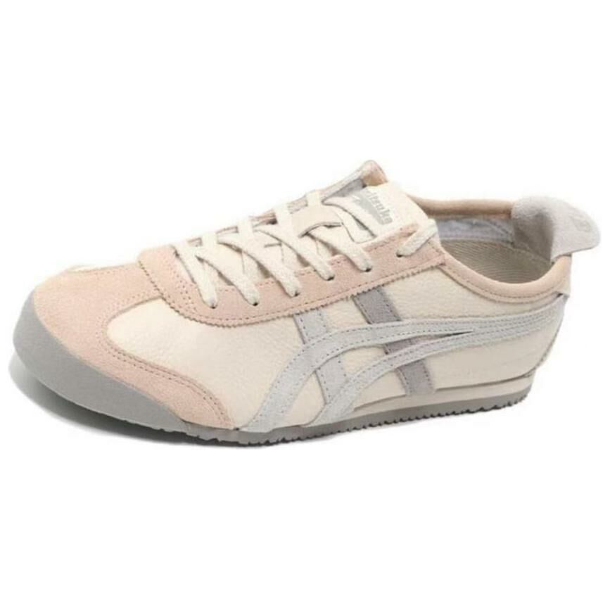 【代購】Onitsuka Tiger MEXICO 66 Anti-Slip Wear-Resistant Low-Top Casual Shoes Unisex Beige