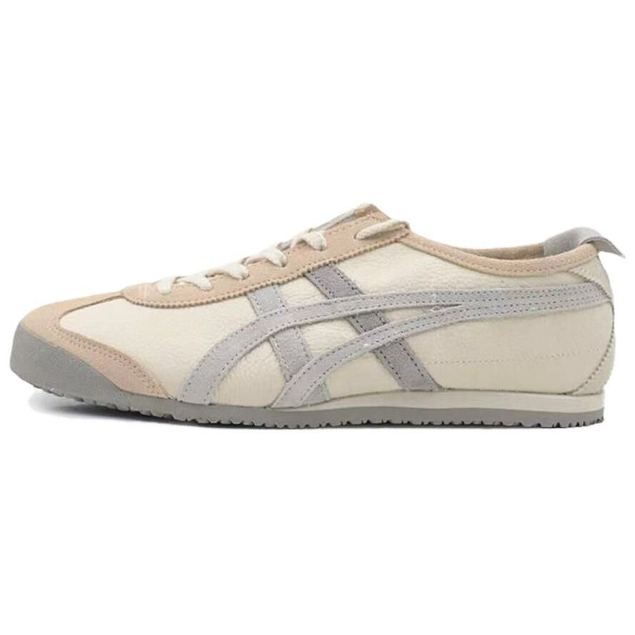 【代購】Onitsuka Tiger MEXICO 66 Anti-Slip Wear-Resistant Low-Top Casual Shoes Unisex Beige