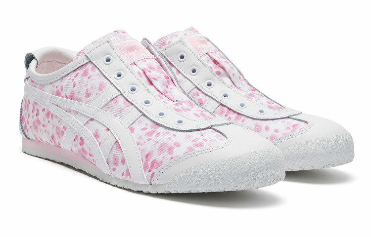 【代購】Onitsuka Tiger MEXICO 66 Low-Top Skateboard Shoes Unisex White Pink