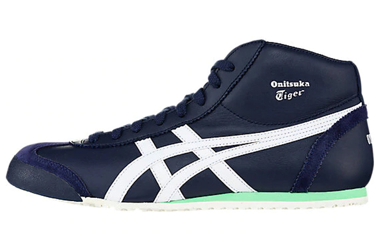 【代購】Onitsuka Tiger Mexico Mid Runner 'Dark Blue White Green'
