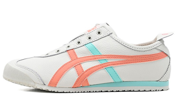 【代購】Onitsuka Tiger Mexico 66 Slip-on Shoes White Aqua Orange