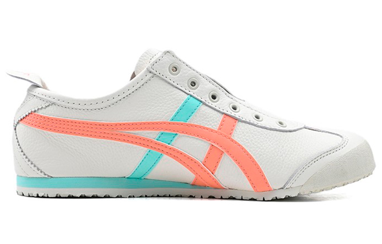 【代購】Onitsuka Tiger Mexico 66 Slip-on Shoes White Aqua Orange