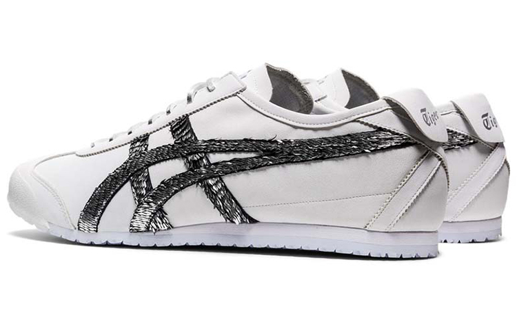 【代購】Onitsuka Tiger Mexico 66 Running Shoes White/Black/Slivery