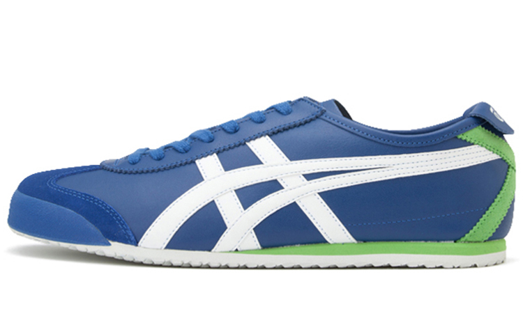 【代購】Onitsuka Tiger MEXICO 66 Low-Top Casual Shoes Unisex Blue White Green