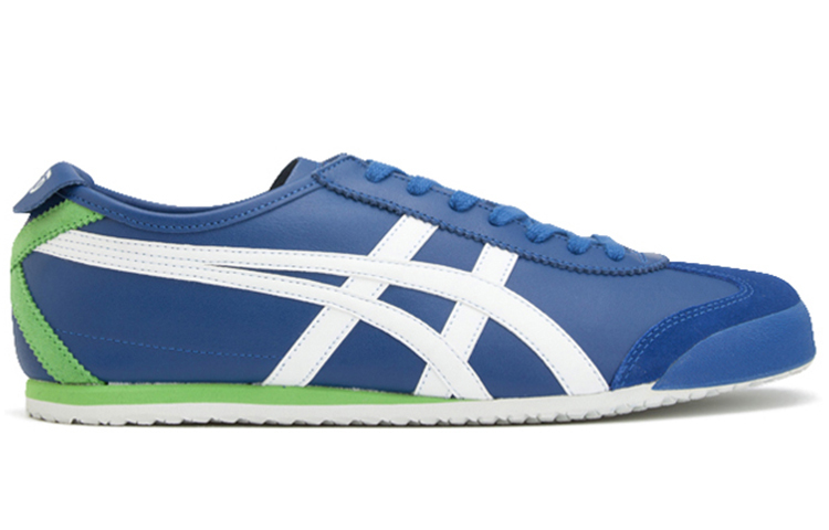 【代購】Onitsuka Tiger MEXICO 66 Low-Top Casual Shoes Unisex Blue White Green
