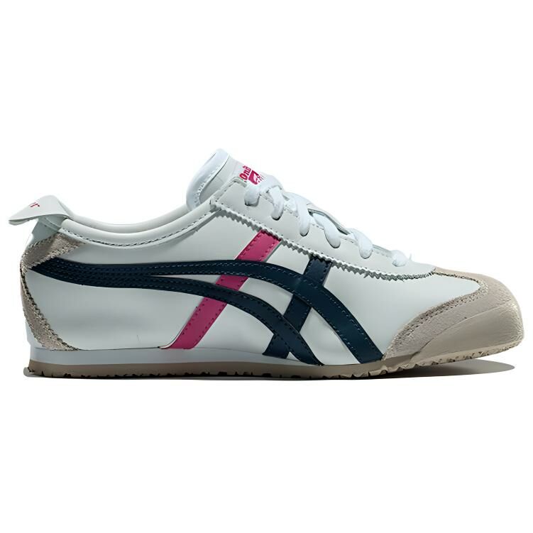 【代購】Onitsuka Tiger MEXICO 66 Slip-Resistant Low-Top Casual Shoes Unisex White Red