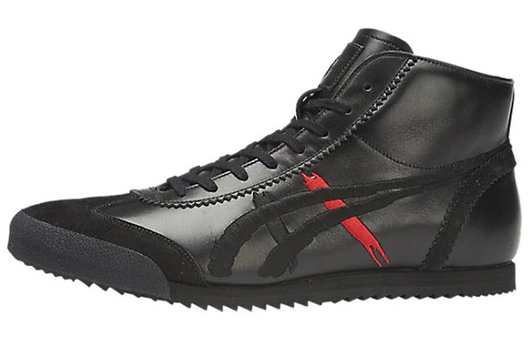 【代購】Onitsuka Tiger Mexico Mid Runner Dx 'Black Leather'