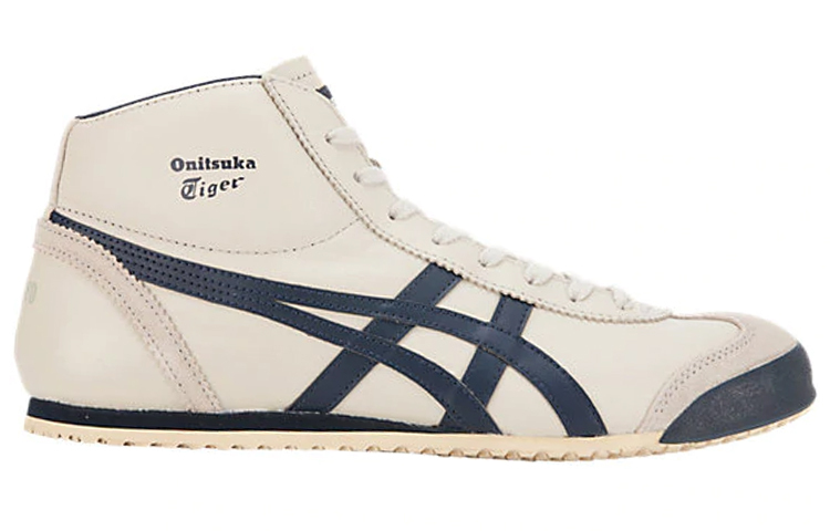 【代購】Onitsuka Tiger Mexico Mid Runner 'Creamwhite Dark Blue'