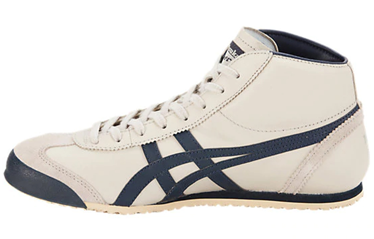 【代購】Onitsuka Tiger Mexico Mid Runner 'Creamwhite Dark Blue'
