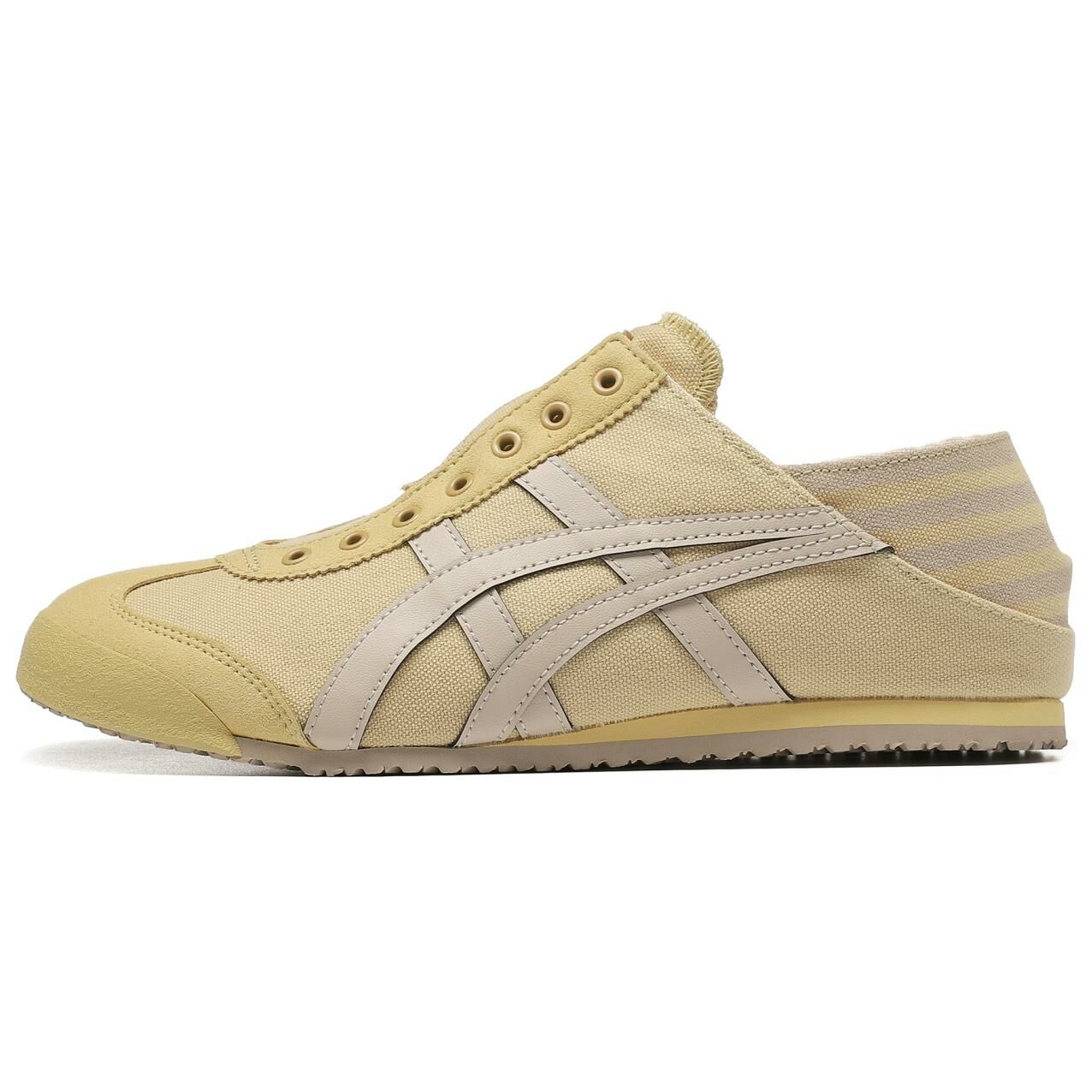 【代購】Onitsuka Tiger MEXICO 66 Slip-Resistant Coverage Lightweight Low-Top Casual Shoes Unisex Yellow