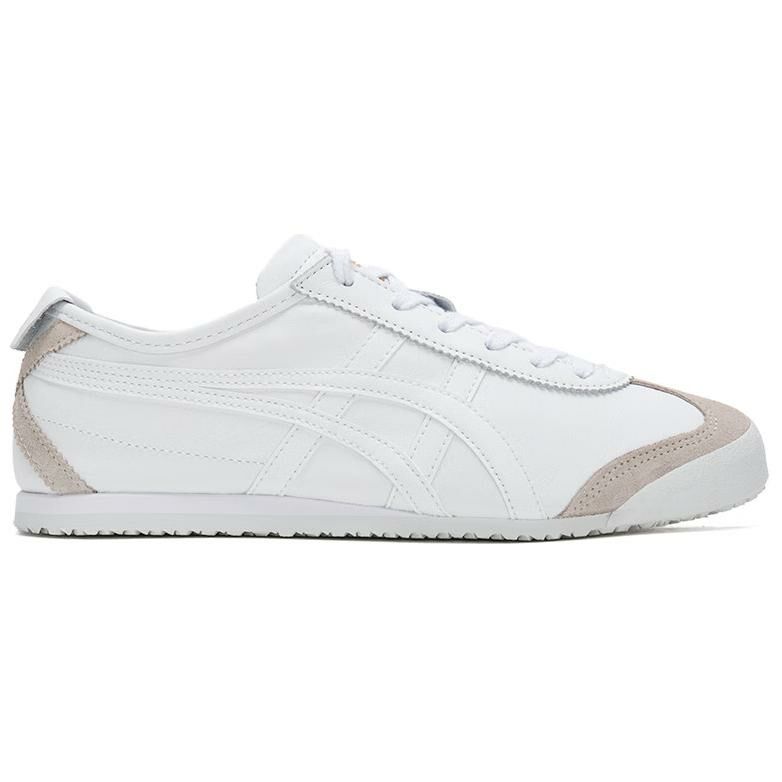 【代購】Onitsuka Tiger MEXICO 66 Anti-Slip Wear-Resistant Low-Top Casual Shoes Unisex White Brown