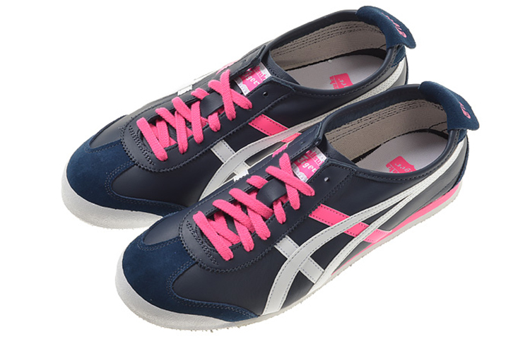 【代購】Onitsuka Tiger MEXICO 66 Casual Shoes Women's Low-Top Blue/White/Pink