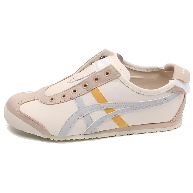 【代購】Onitsuka Tiger Mexico 66 Slip-On Sneakers 'Beige Grey Yellow'