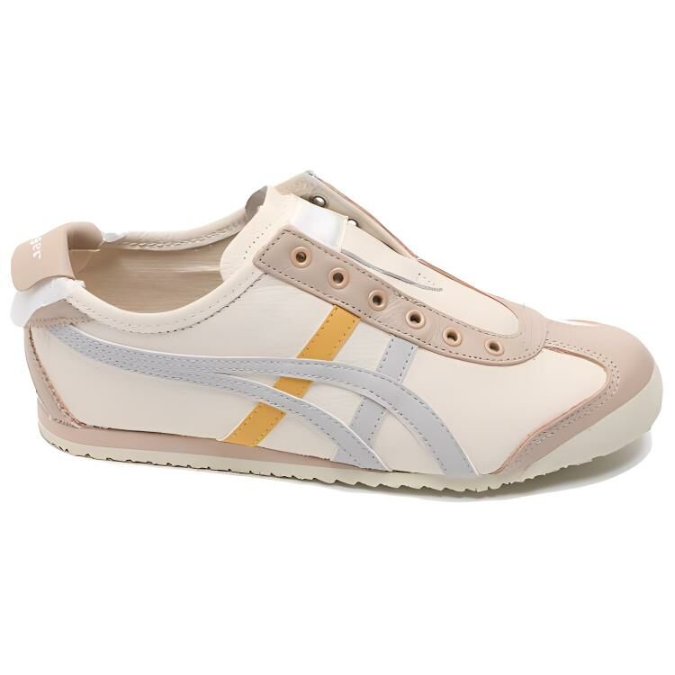 【代購】Onitsuka Tiger Mexico 66 Slip-On Sneakers 'Beige Grey Yellow'
