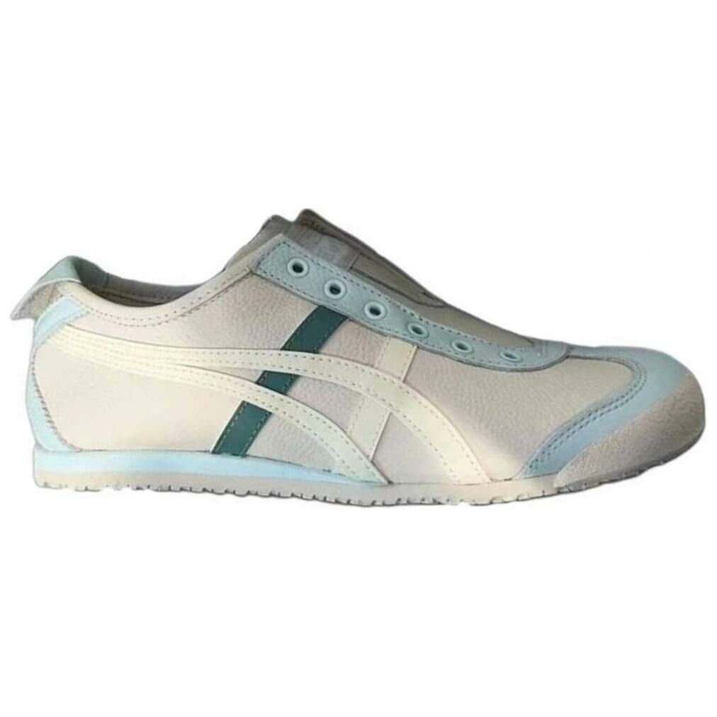 【代購】Onitsuka Tiger MEXICO 66 Anti-Slip Wear-Resistant Low-Top Casual Shoes Unisex White Blue