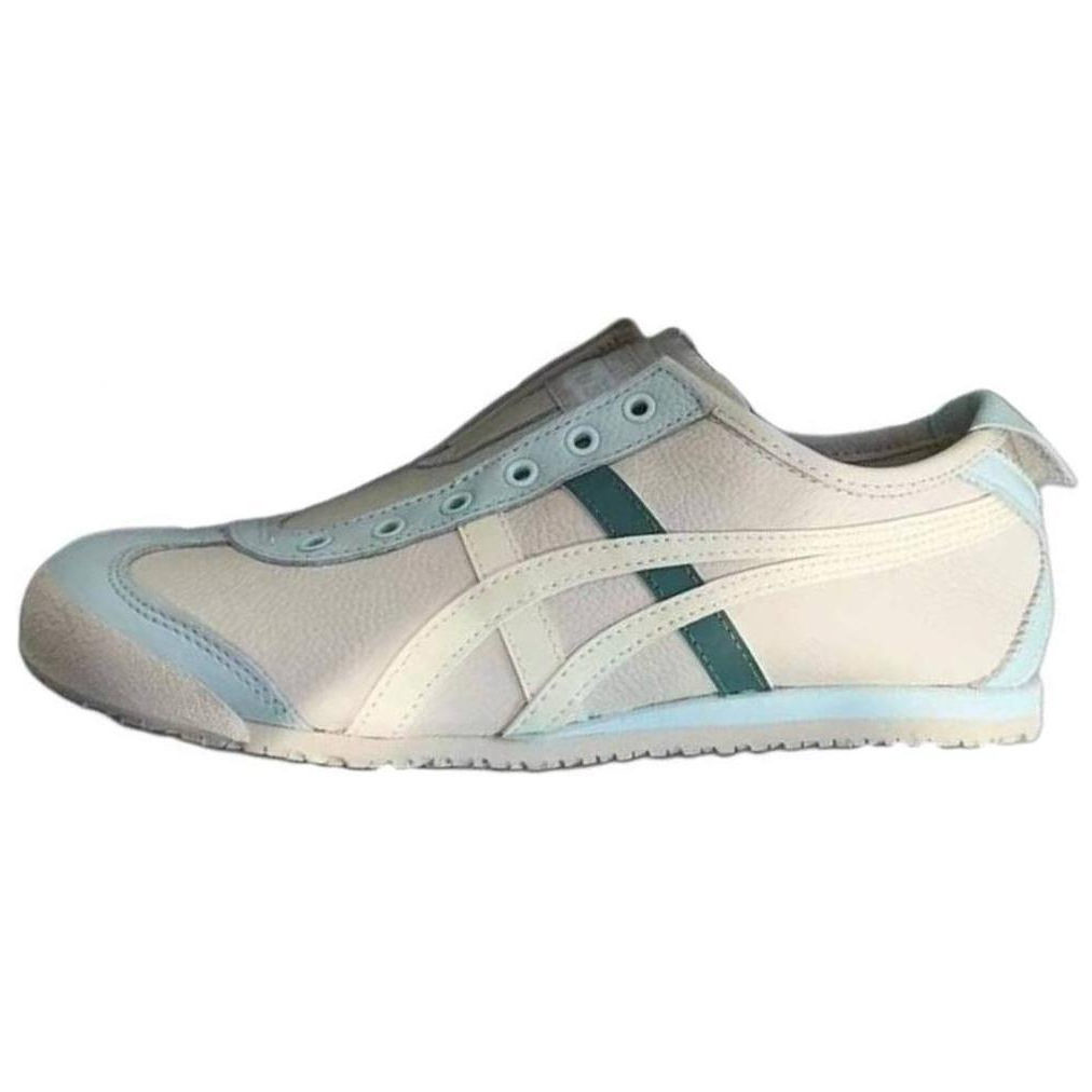 【代購】Onitsuka Tiger MEXICO 66 Anti-Slip Wear-Resistant Low-Top Casual Shoes Unisex White Blue