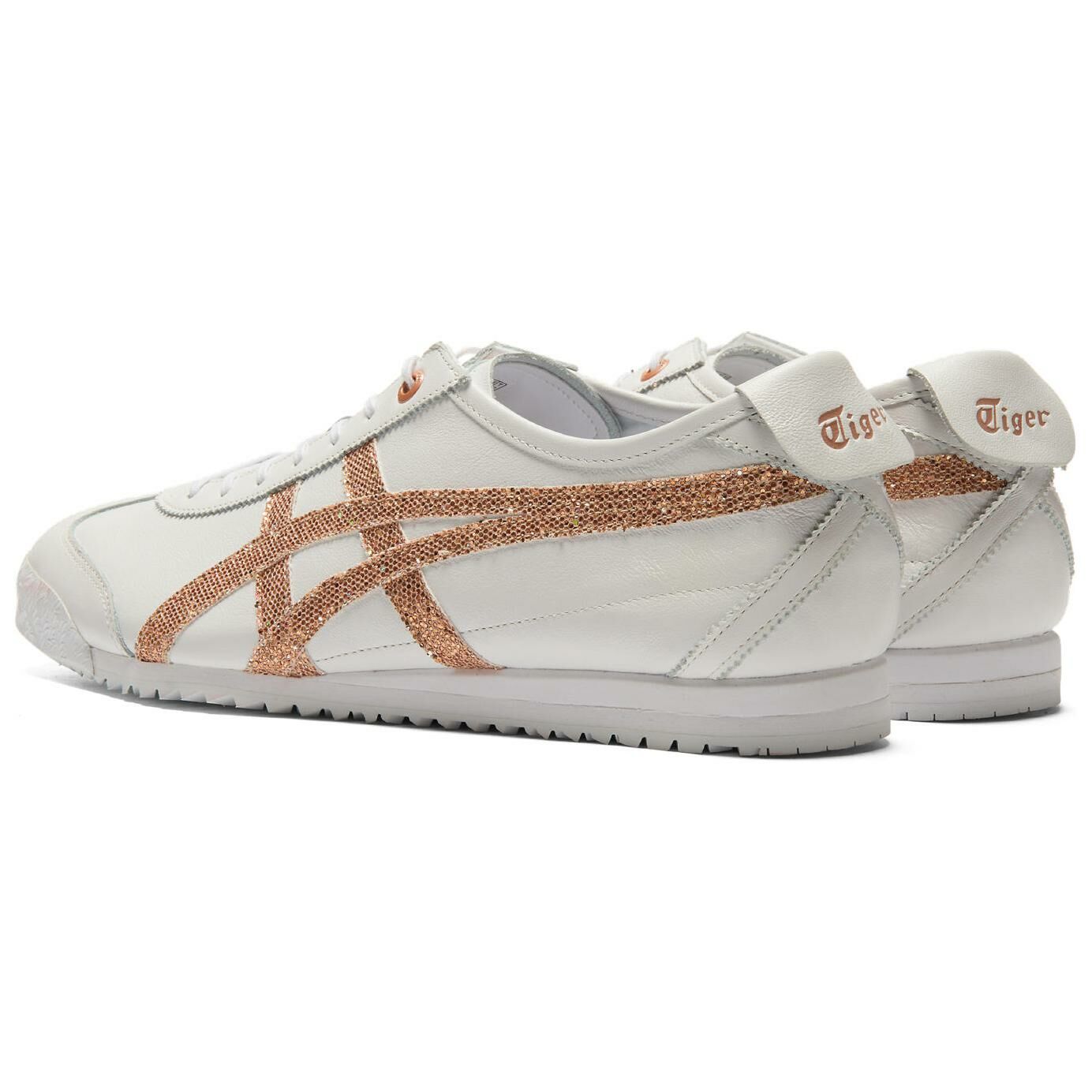 【代購】ASICS Onitsuka Tiger Mexico 66 SD White Rose Gold Glitter