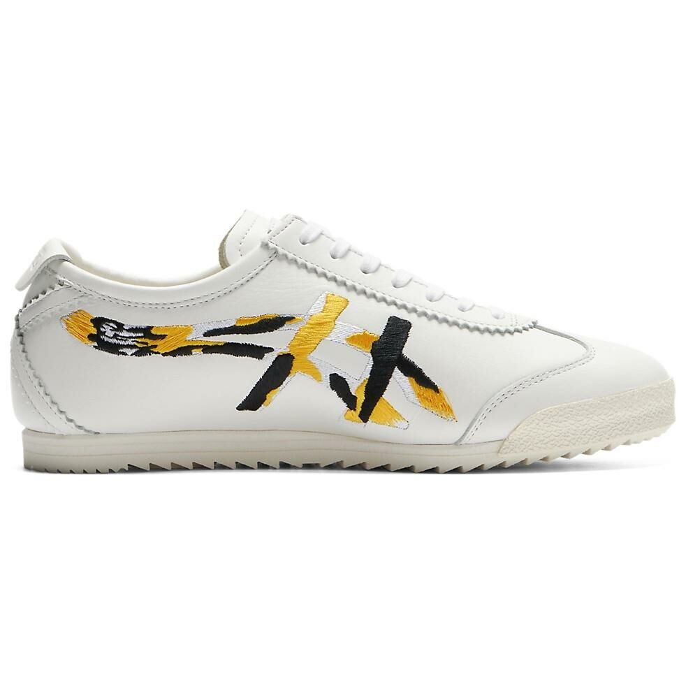 【代購】Onitsuka Tiger Mexico 66 Deluxe 'White Vibrant Yellow' Women's