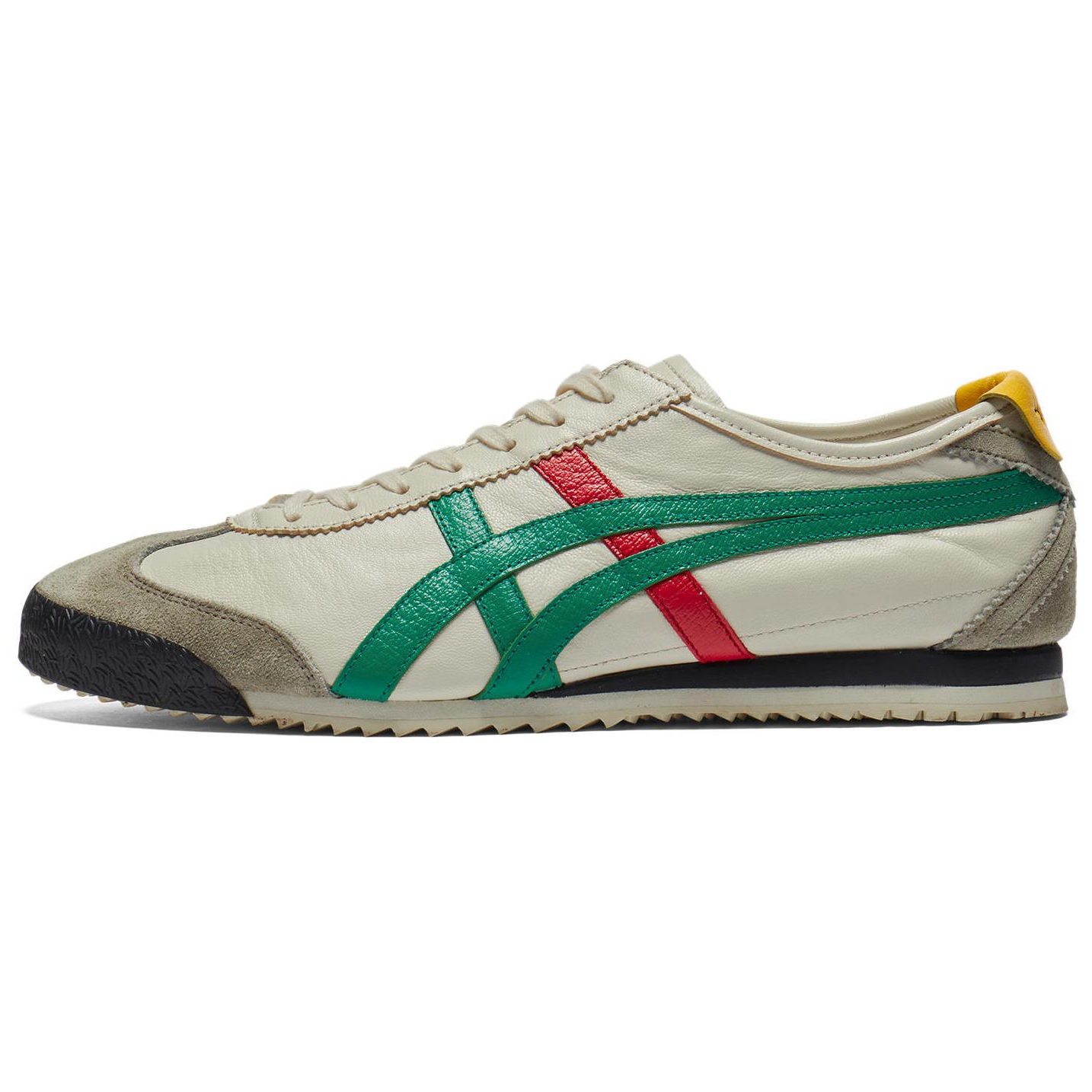 【代購】Onitsuka Tiger MEXICO 66 Anti-Slip Wear-Resistant Low-Top Casual Shoes Unisex Beige Green