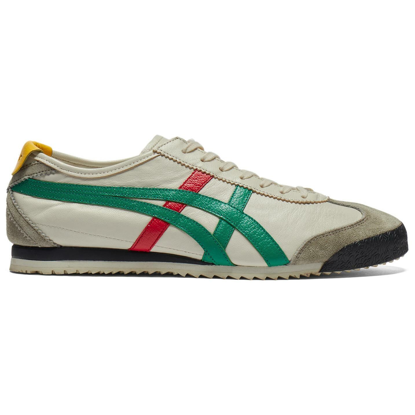 【代購】Onitsuka Tiger MEXICO 66 Anti-Slip Wear-Resistant Low-Top Casual Shoes Unisex Beige Green