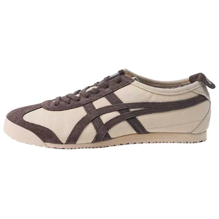 【代購】Onitsuka Tiger MEXICO 66 Anti-Slip Wear-Resistant Low-Top Casual Shoes Unisex Brown