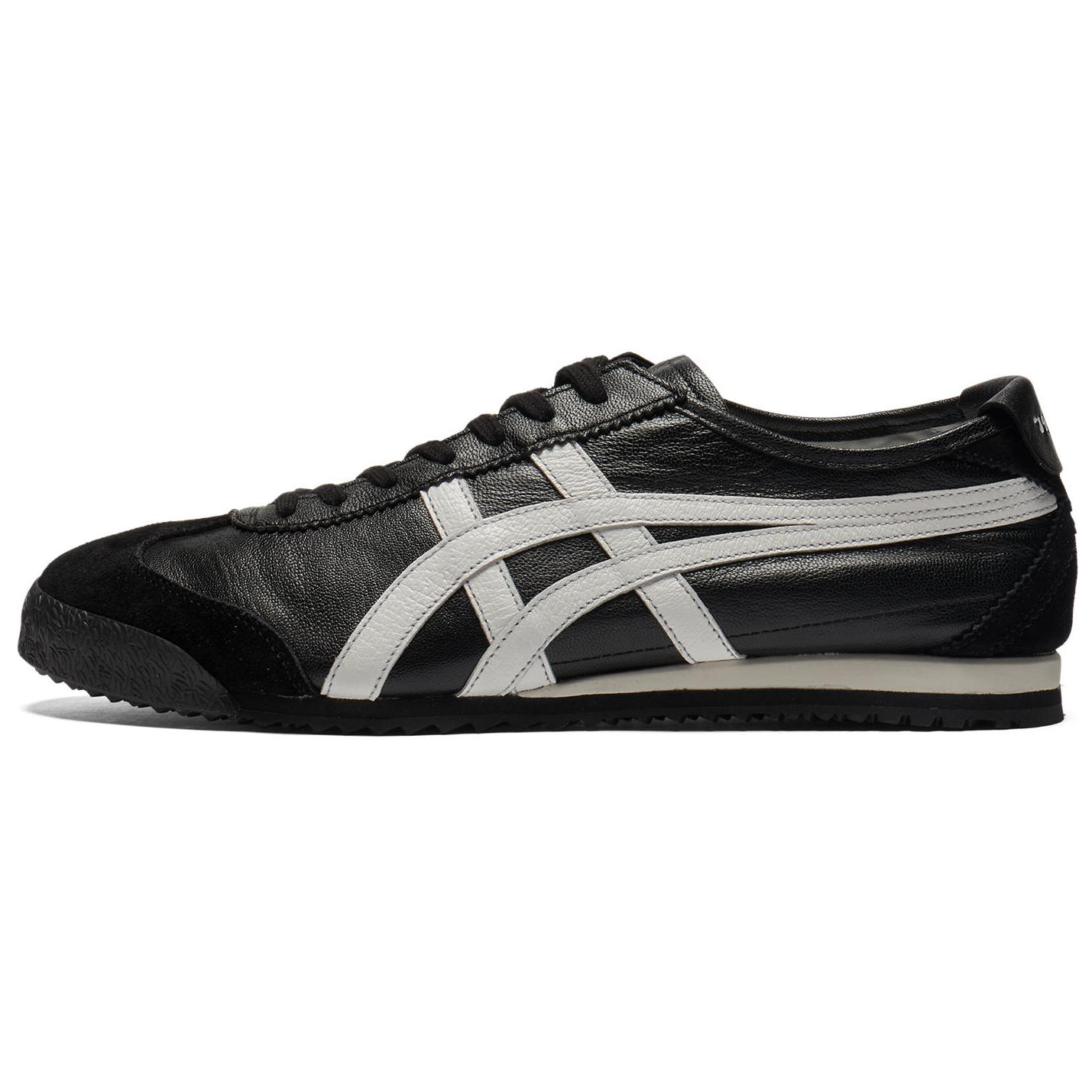 【代購】Onitsuka Tiger MEXICO 66 Anti-Slip Wear-Resistant Low-Top Casual Shoes Unisex Black White