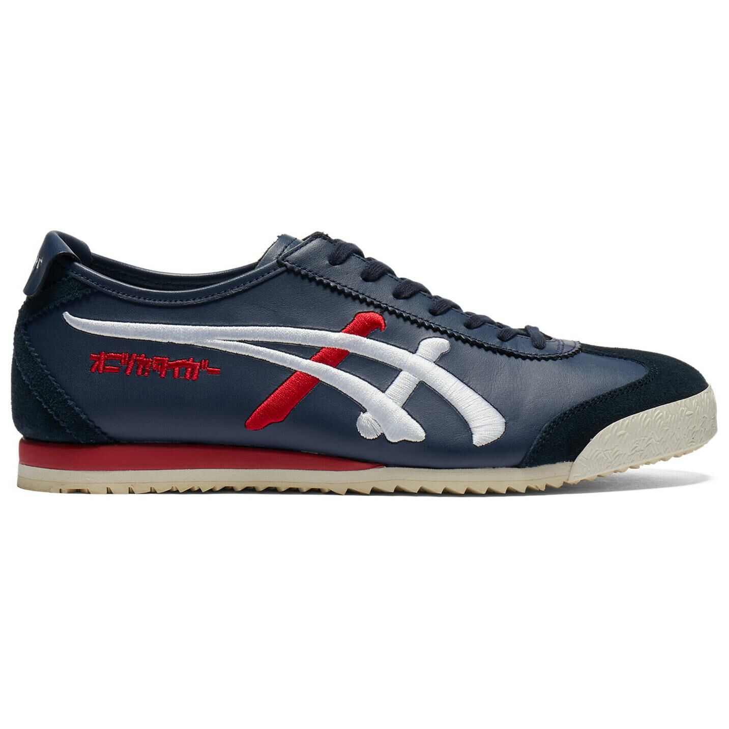 【代購】Onitsuka Tiger MEXICO 66 Anti-Slip Wear-Resistant Low-Top Casual Shoes Unisex Blue White