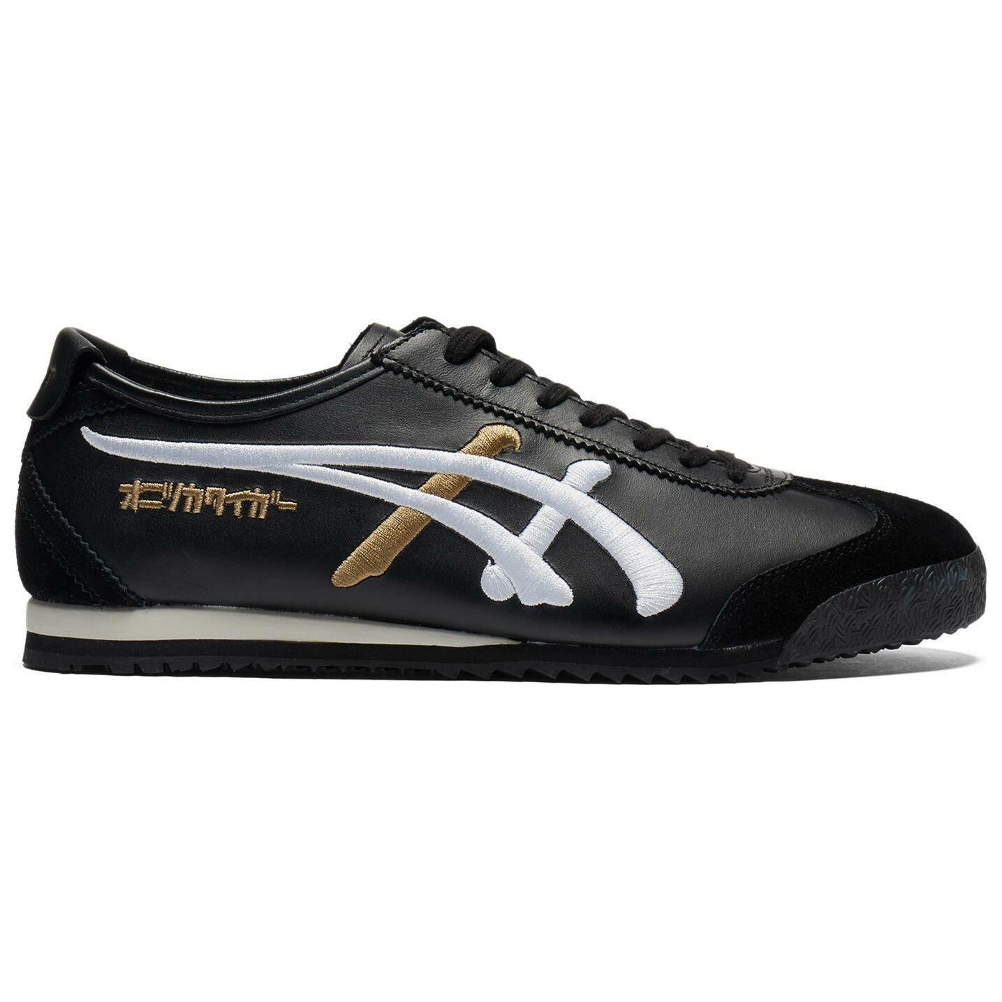 【代購】Onitsuka Tiger MEXICO 66 Anti-Slip Wear-Resistant Low-Top Casual Shoes Unisex Black White
