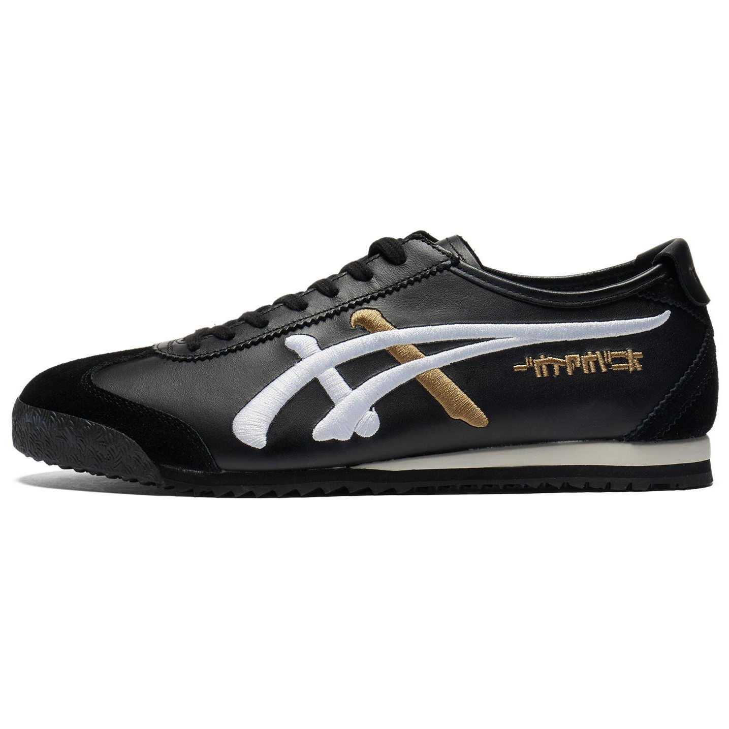 【代購】Onitsuka Tiger MEXICO 66 Anti-Slip Wear-Resistant Low-Top Casual Shoes Unisex Black White