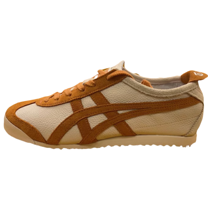 【代購】Onitsuka Tiger MEXICO 66 Anti-Slip Wear-Resistant Low-Top Casual Shoes Unisex Brown