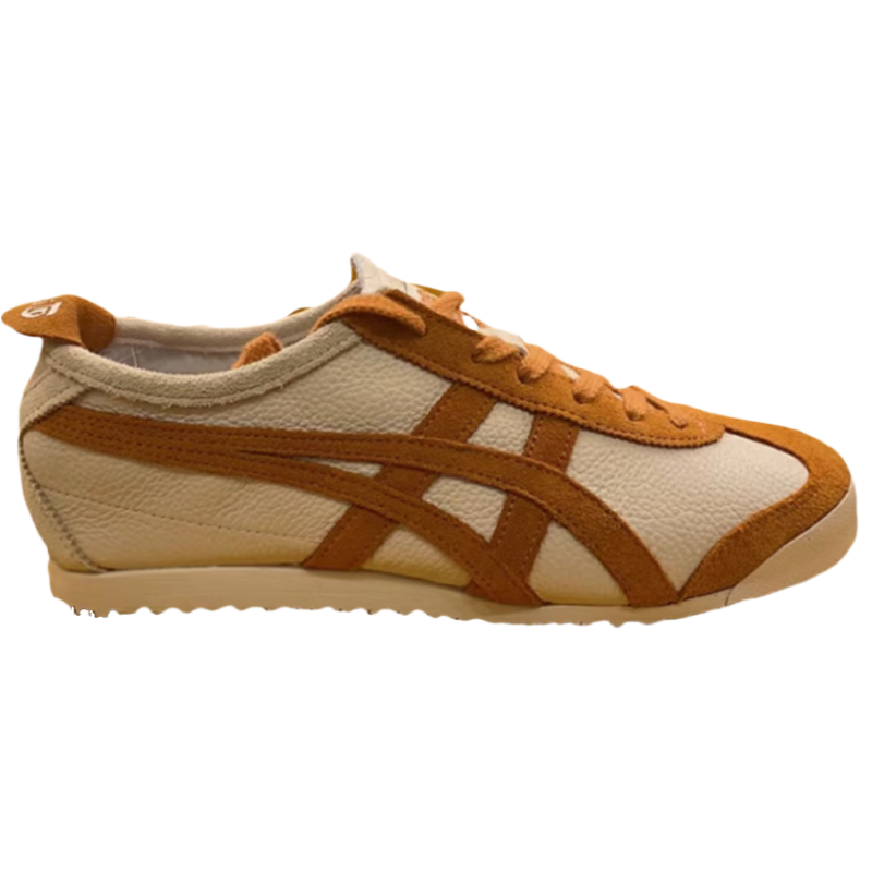 【代購】Onitsuka Tiger MEXICO 66 Anti-Slip Wear-Resistant Low-Top Casual Shoes Unisex Brown