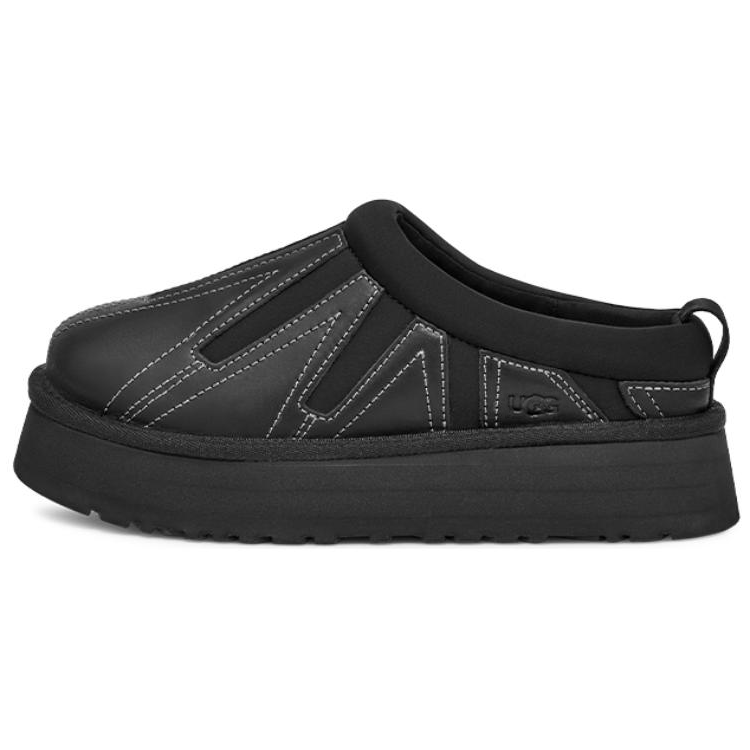 【代購】UGG Tazz Abrasion-Resistant Wrap-toe Slippers Unisex Black