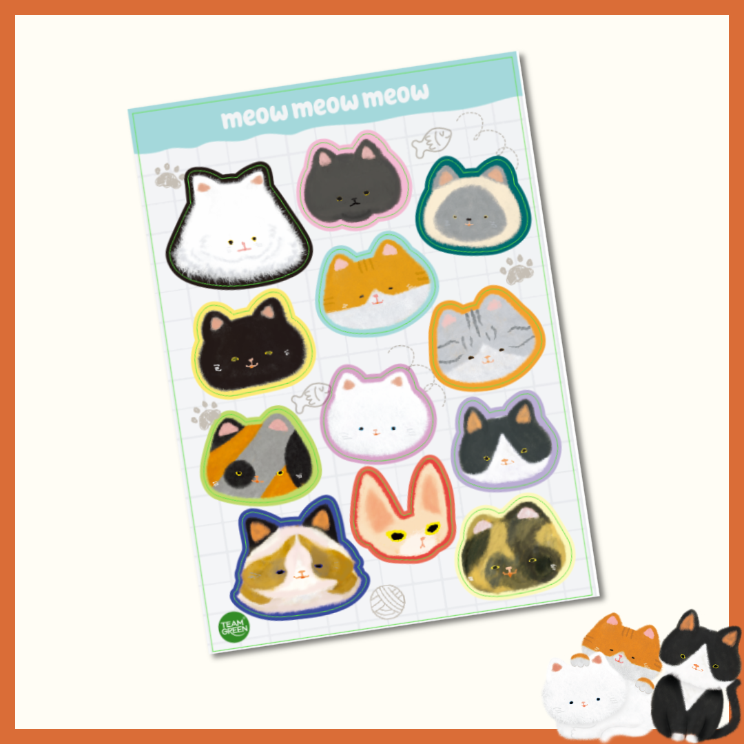 Pet Series -  Cat Sticker