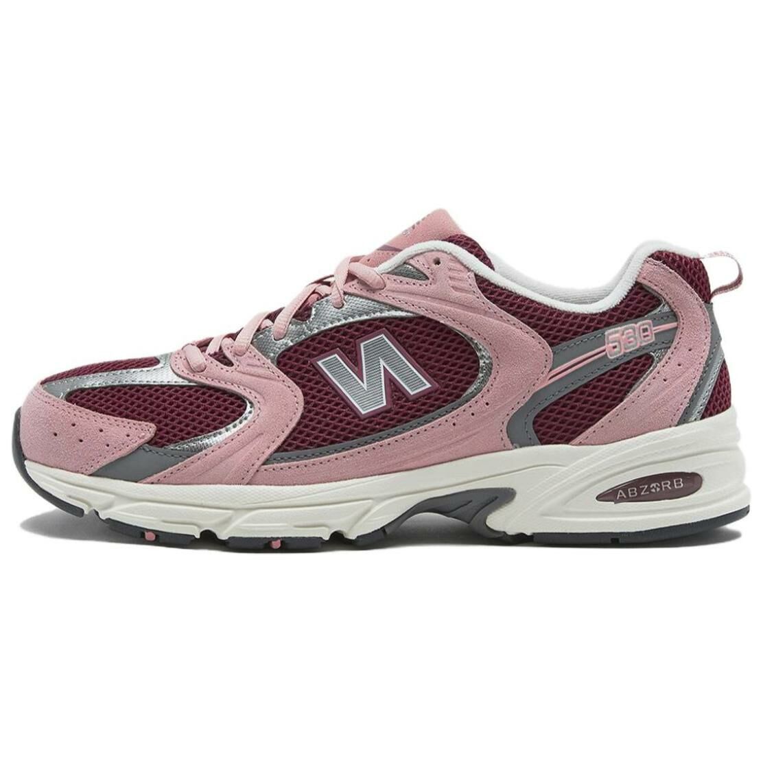 【代購】New Balance NB 530 Cushioning Anti-Slip Wear-Resistant Breathability Low-Top Running Shoes Unisex Pink