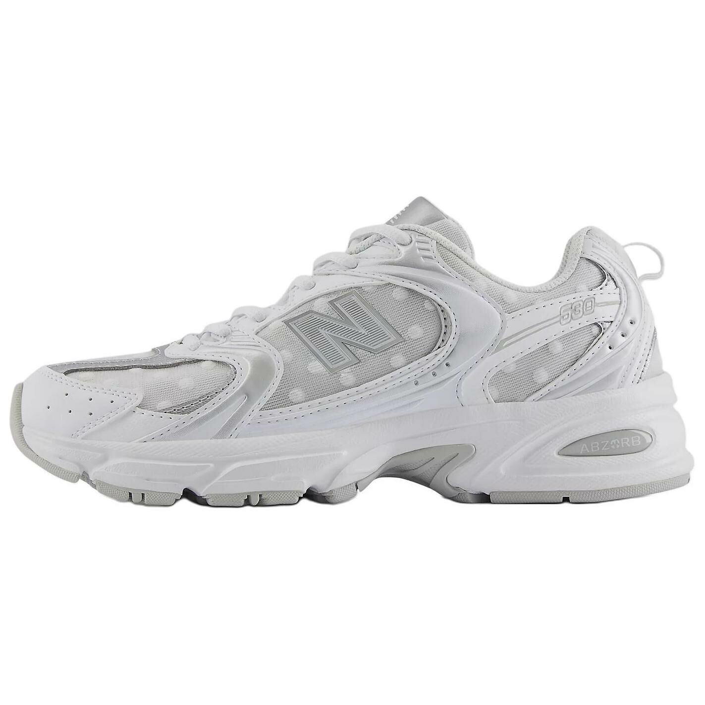 【代購】530 New Balance 'White Silver Metallic Polka Dots'