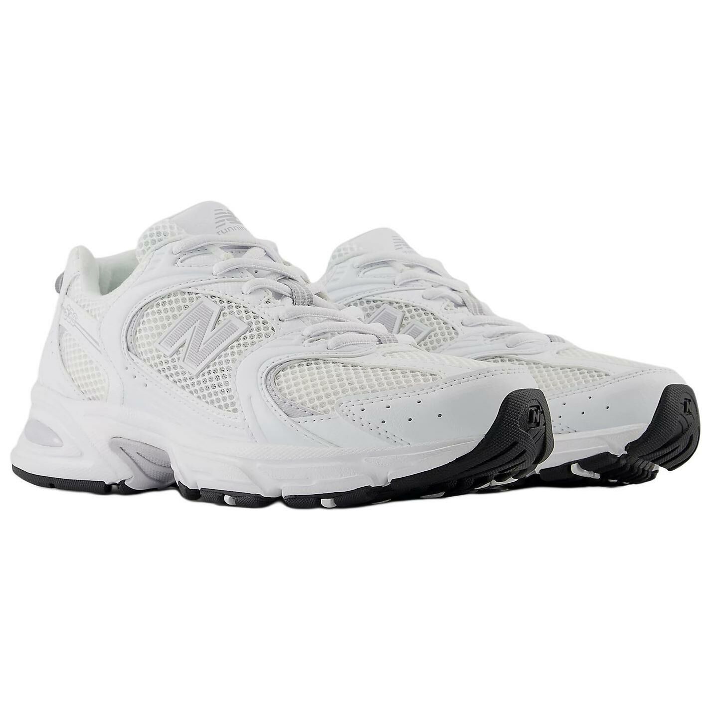 【代購】New Balance NB 530 Anti-Slip Wear-Resistant Low-Top Casual Shoes Unisex White Gray