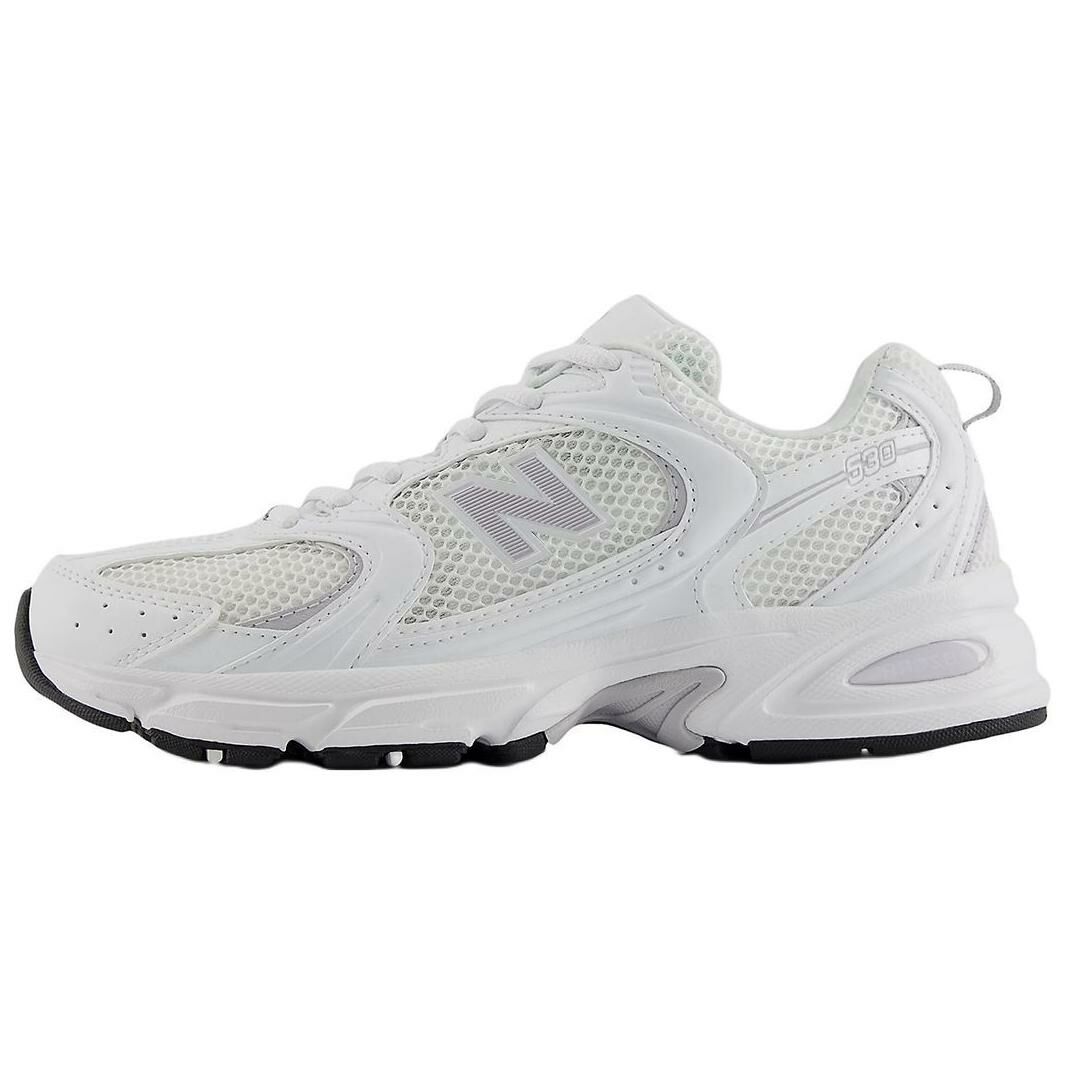 【代購】New Balance NB 530 Anti-Slip Wear-Resistant Low-Top Casual Shoes Unisex White Gray