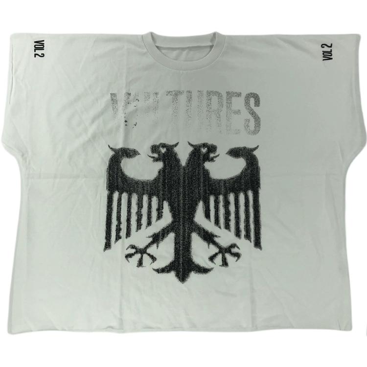 【代購】YEEZY VULTURES Album Peripheral Series T-Shirts Unisex White